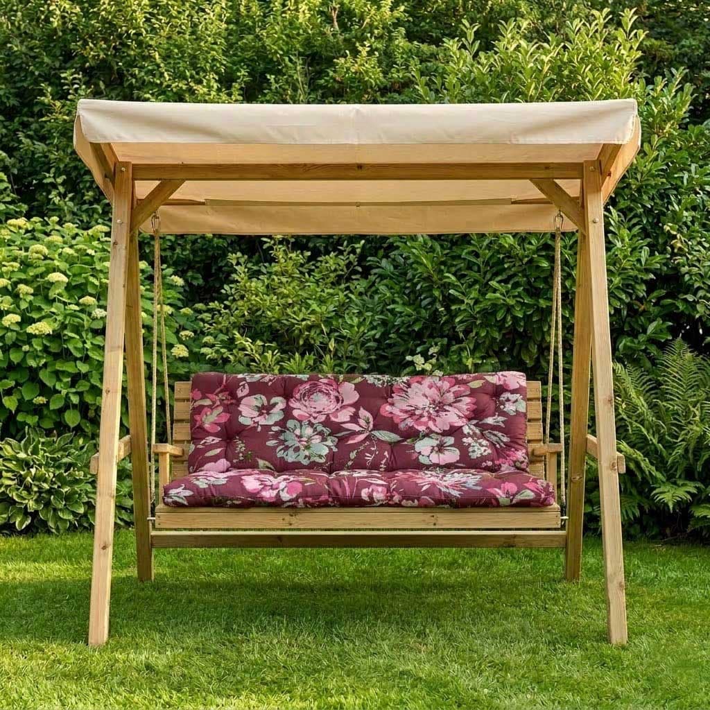 Jastuk za Baštensku Ljuljašku 155x60x60 cm BORDEAUX RETRO