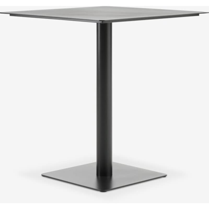 Baštenski bistro stočić 65x65 cm, crna