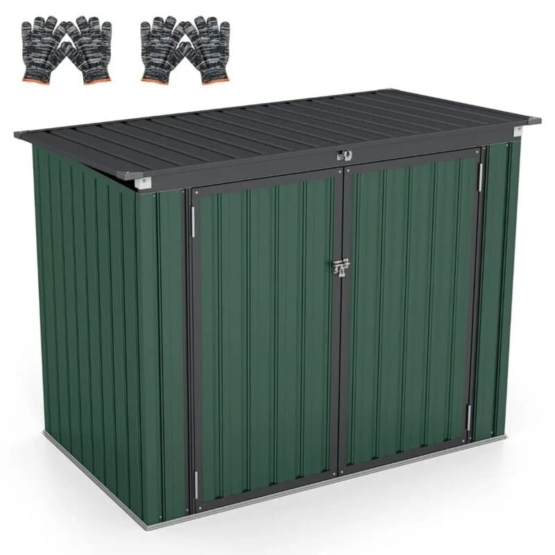 Domaro metalna šupa za alat ili ogrev 172x95x130 cm, zelena