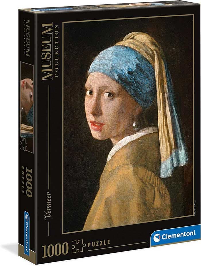 Puzzle 1000 delova Vermer Devojka sa bisernom minđušom Clementoni 39614