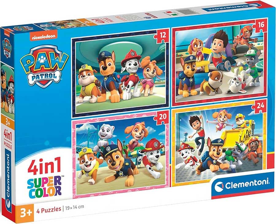 Puzzle slagalice 4u1 Patrolne šape Clementoni 21513