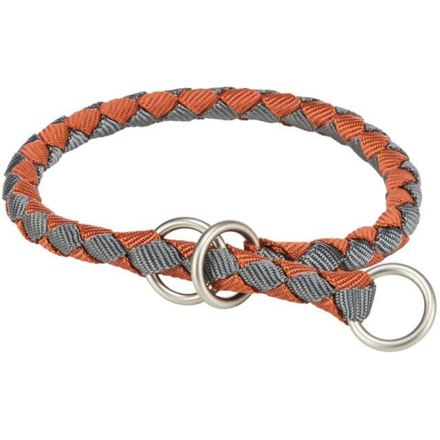 Ogrlica poludavilica za pse 39-45cm Cavo orange/graphite TRIXIE 143830