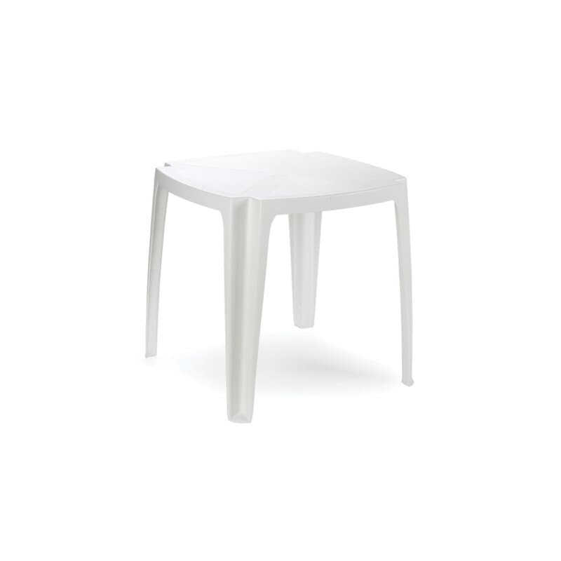 Baštenski sto Tavolo 75 beli, 75 x 75 cm