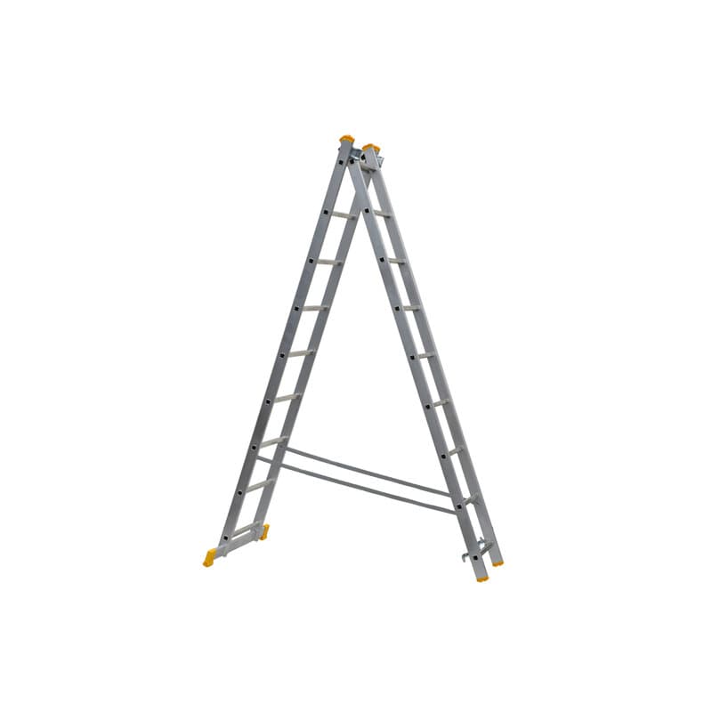 Aluminijumske dvodelne merdevine Bomber 2 x 9
