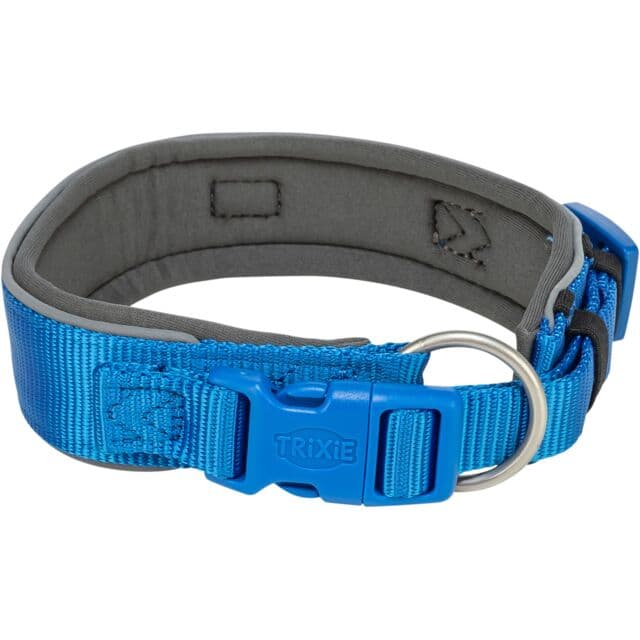Ogrlica za pse 53-62cm Premium extra wide blue TRIXIE 1995902