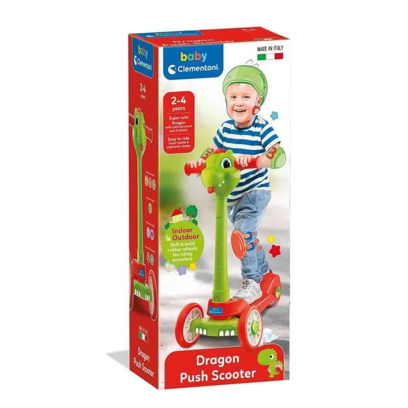 Guralica Zmaj Clementoni Baby, trotinet na tri točka za bebe