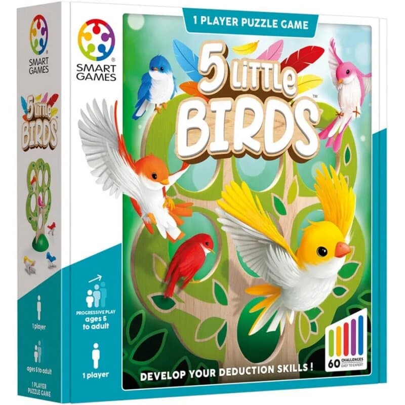 Smart Games 5 Ptičica - drvena logička igra