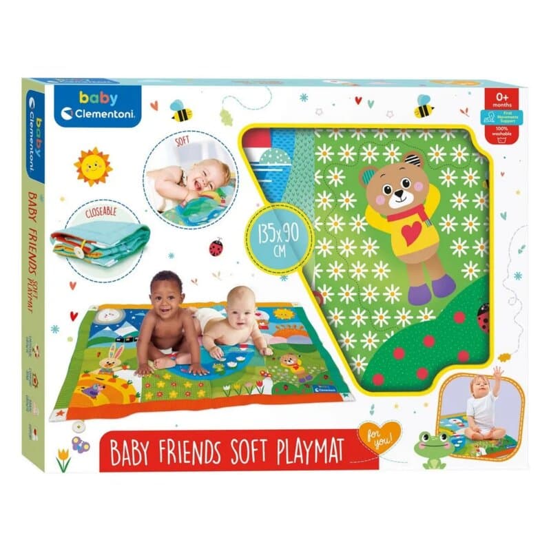 Clementoni Baby Mekana Edukativna Prostirka za Igru 135x90cm