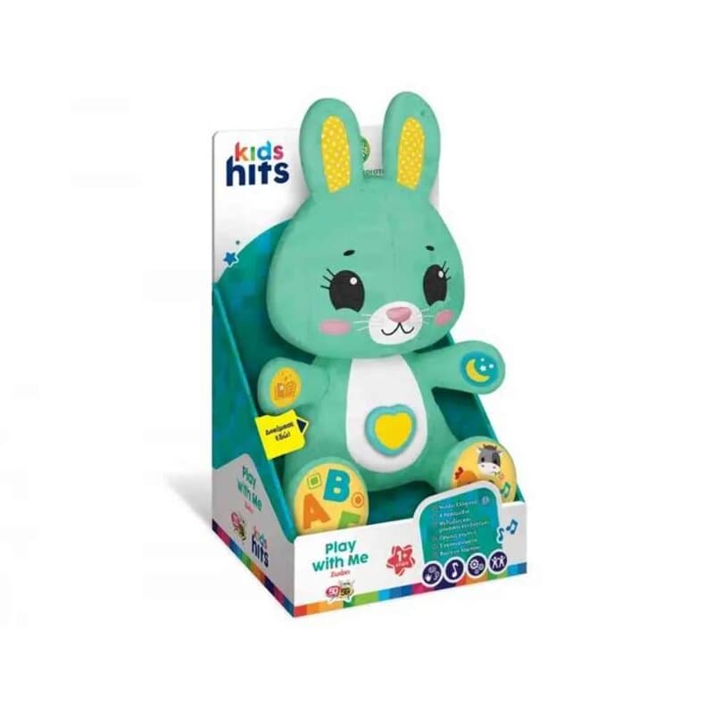 KIDS HITS Interaktivni plišani zeka Igrajmo se