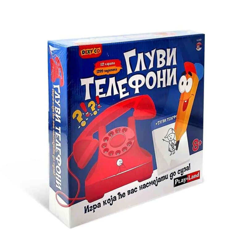 Play Land Gluvi Telefoni - Društvena Igra za Crtanje i Pogađanje