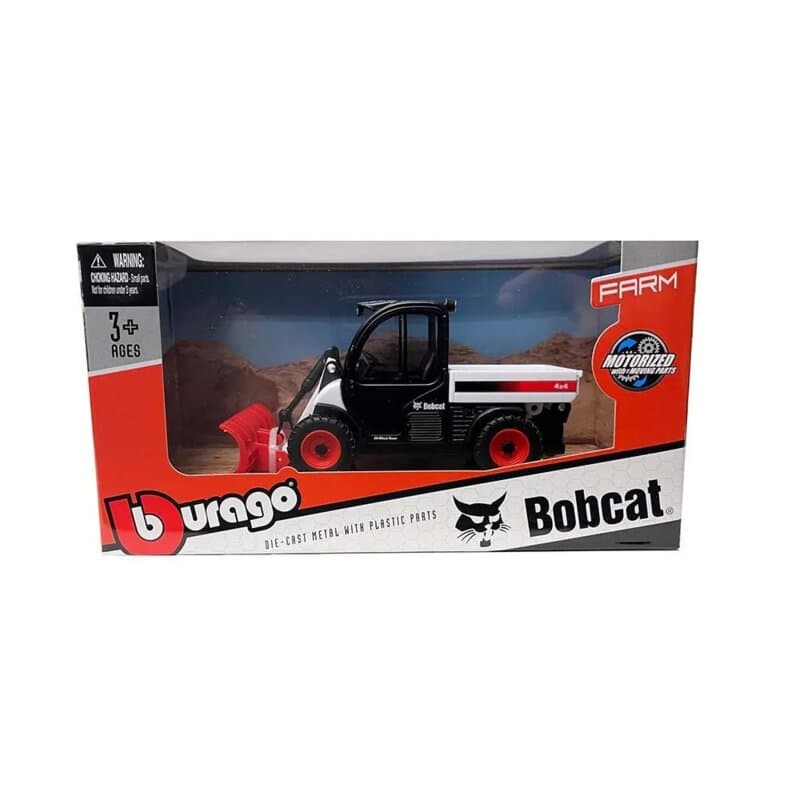 Burago Bobcat igračka građevinska mašina, metal, 10 cm