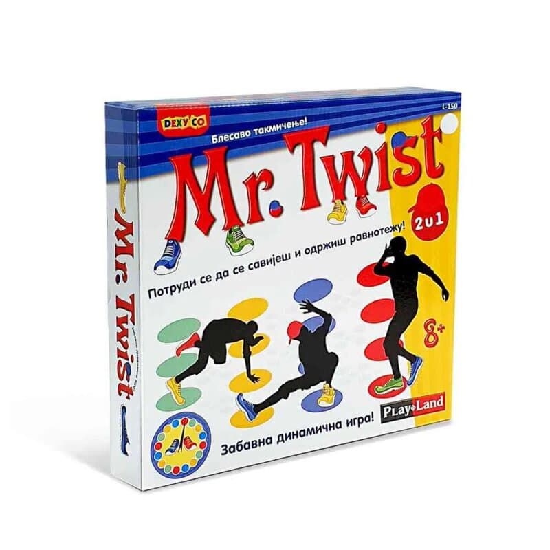 Play Land Mr. Twist – društvena igra Twister 2u1