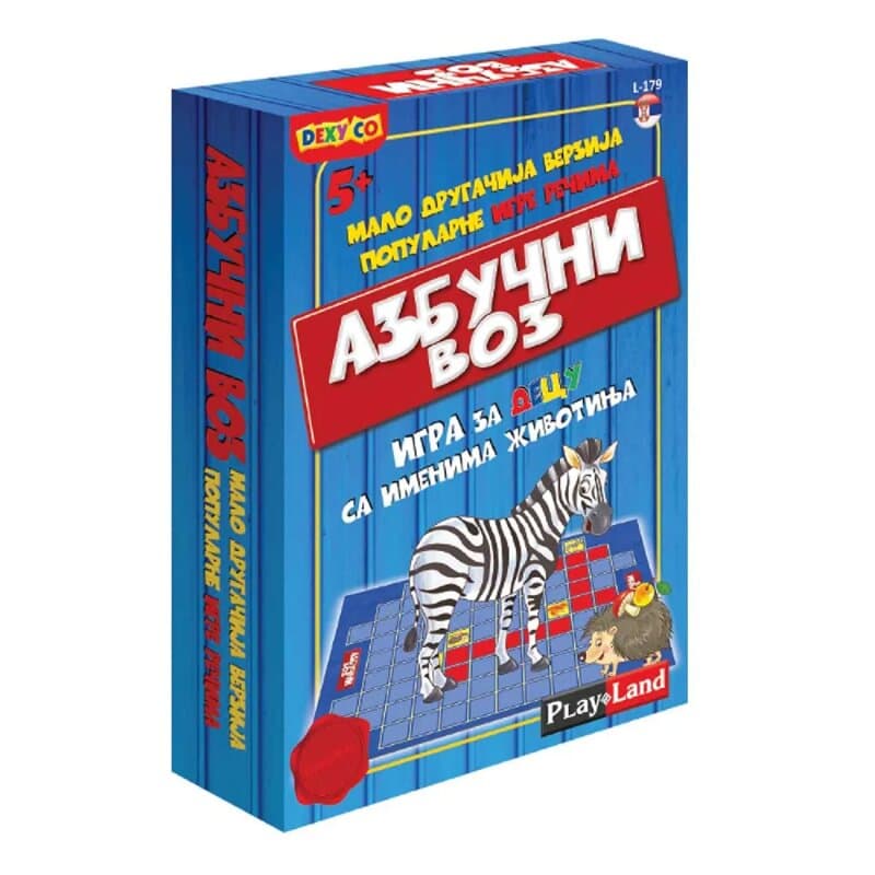 Play Land Azbučni voz Junior - društvena igra
