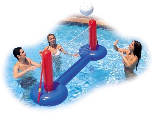 Intex - mreža za odbojku sa plutajućim nosačima na naduvavanje (58502)