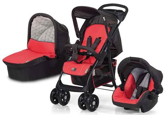 Hauck Kolica Shopper Trio Wheel red 153109