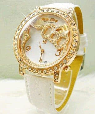 Hello Kitty Ručni časovnik 5705 white/gold