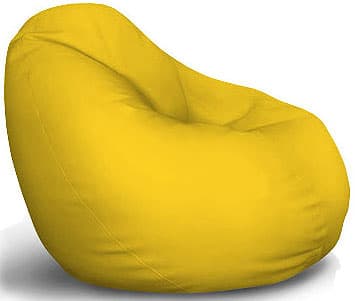 Lazy Bag Žuta Fotelja Od Eko Kože L
