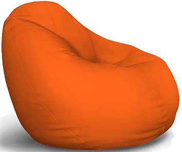 Lazy Bag Fotelja od Eko Kože Narandžasta S