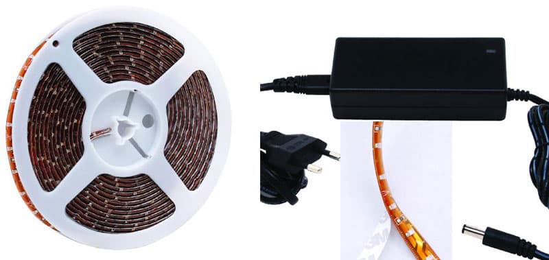 LED Vodootporna Traka 5m sa strujnim adapterom