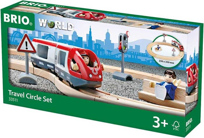 BRIO Igračka Putnički voz sa kružnom prugom 33511