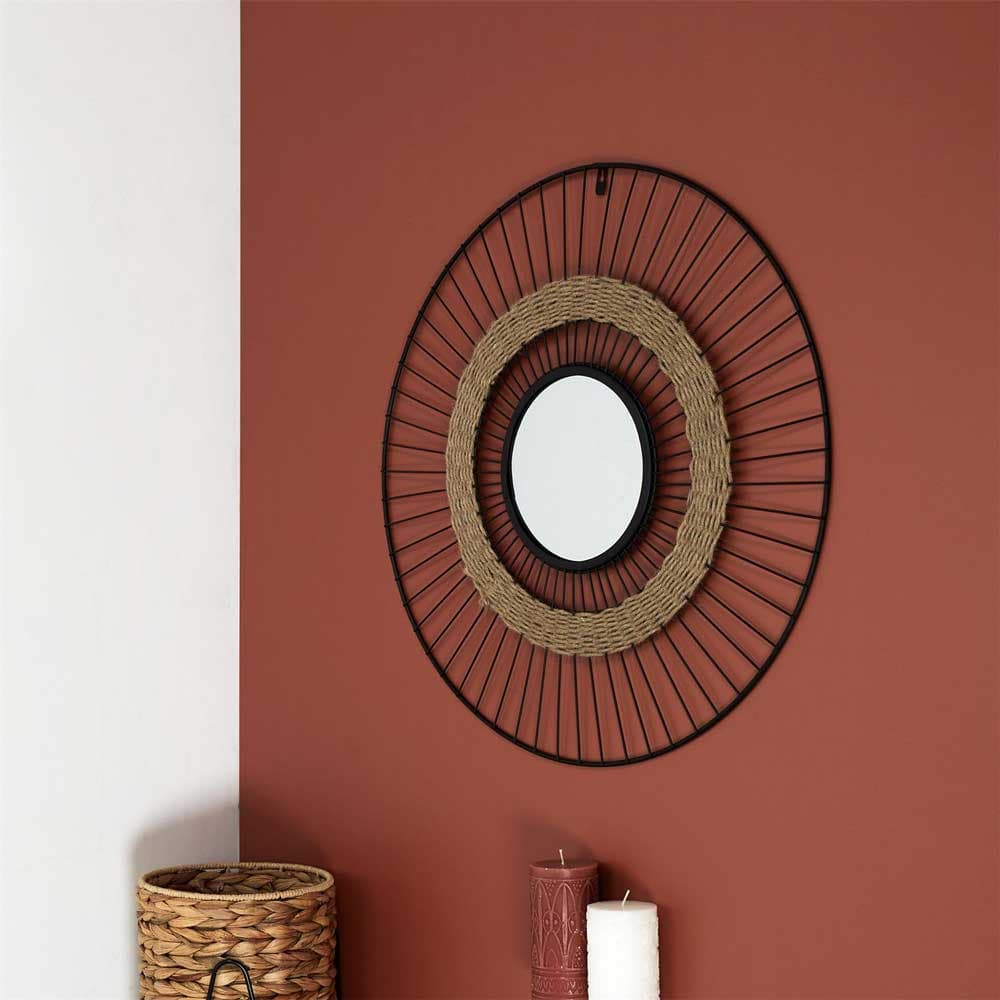 Dekorativno zidno ogledalo BOHO 60cm