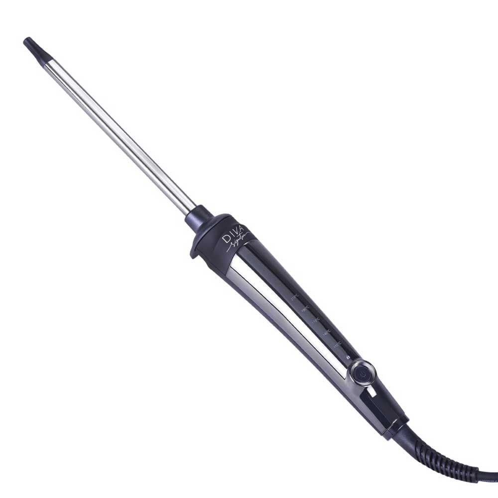 Profesionalni ultra tanki stajler za afro lokne Diva Signature Micro (10mm) DIVA07