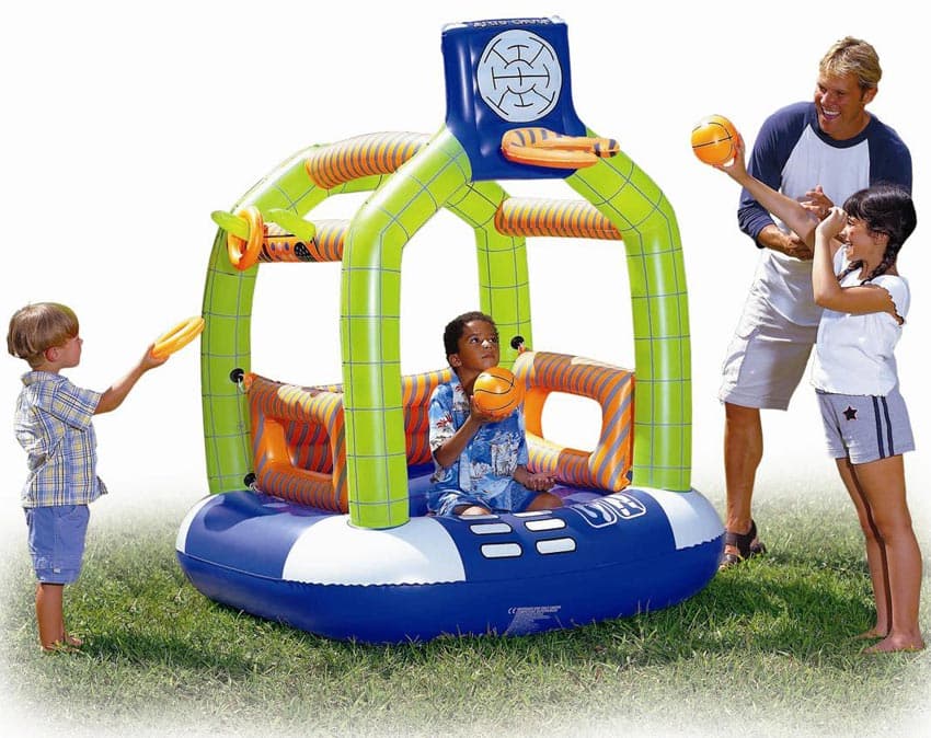 Kuća za Skakanje sa Košem - Trampolina na Naduvavanje - Bestway 52065 950274
