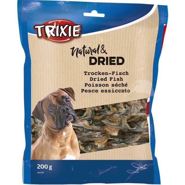 Poslastice za pse Sušene ribe papaline 200g Trixie 2799