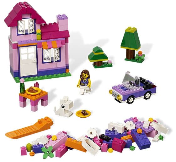 LEGO® Bricks and More Kocke - Ružičasta Kutija sa Kockama LE4625