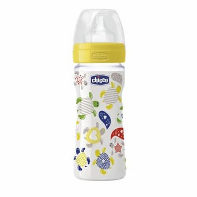 Chicco plastična flašica sa silikonskom cuclom Well-Being 250ml 2m+ 00070705000080