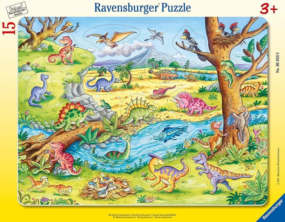 Ravensburger Slagalica - uklapalica Dinosaurusi 05633