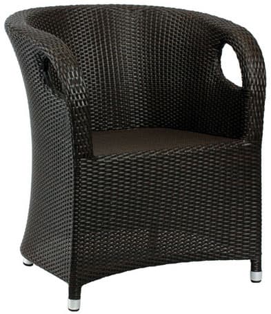 Fotelja od PP Ratana Sardinia Dark Brown