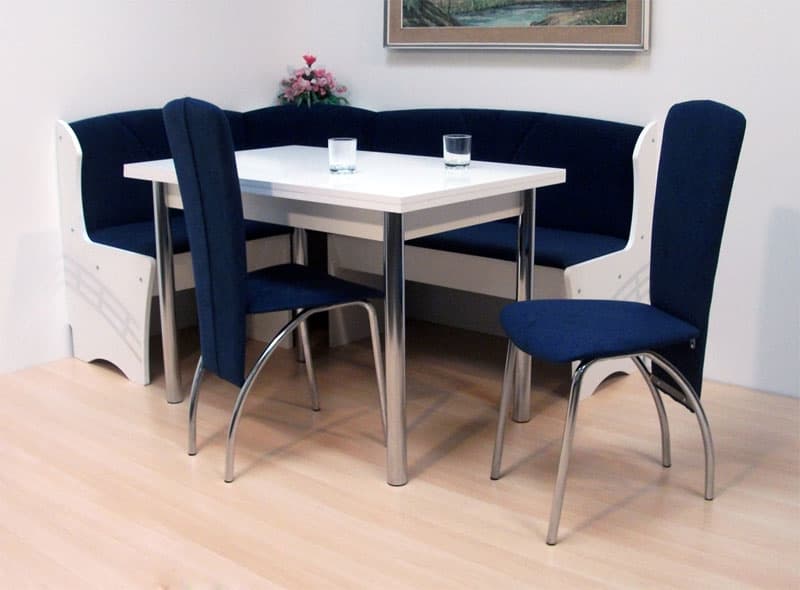 Trpezarijski Set Roda 164 Belo-Caribu Blu