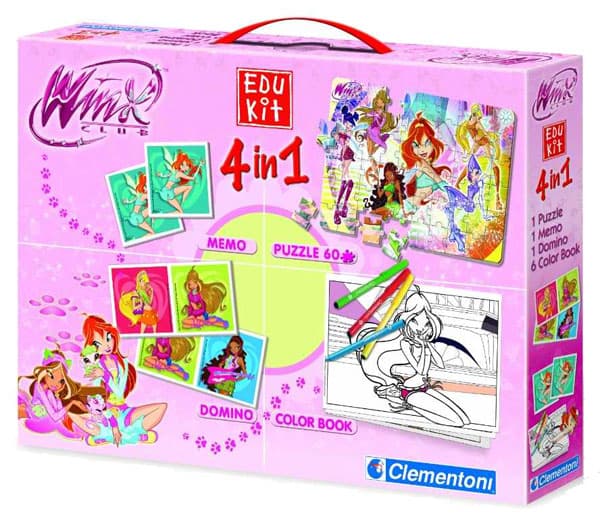 Clementoni društvene igre 4 u 1 Winx 11871 11030