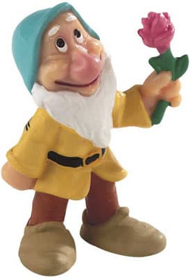 Bullyland Disney Figurica Snežana i sedam patuljaka - Stidljivko