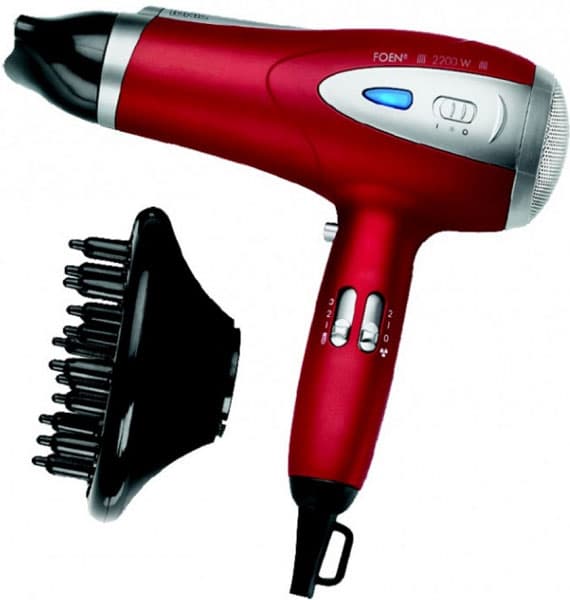 Fen za kosu AEG HTD 5584 crveni sa difuzerom ECO-Save