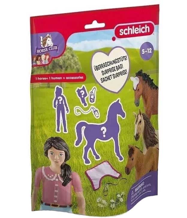 Schleich® Figure Konji Kesica iznenađenja - 1 konj + čovek + oprema 88071