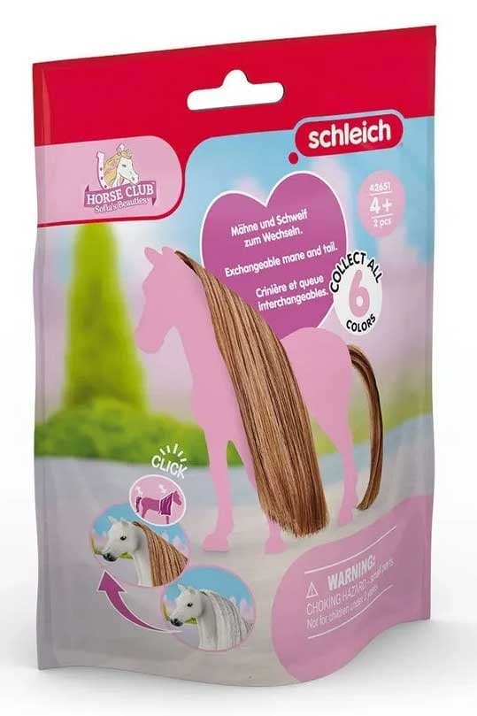 Schleich® Horse Club figure - Konji za ulepšavanje - Čokoladno smeđa griva i rep za konja 42651