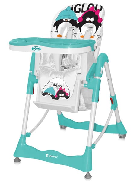 Bertoni Stolica za hranjenje beba Primo Grey&Green Igloo 10100051403