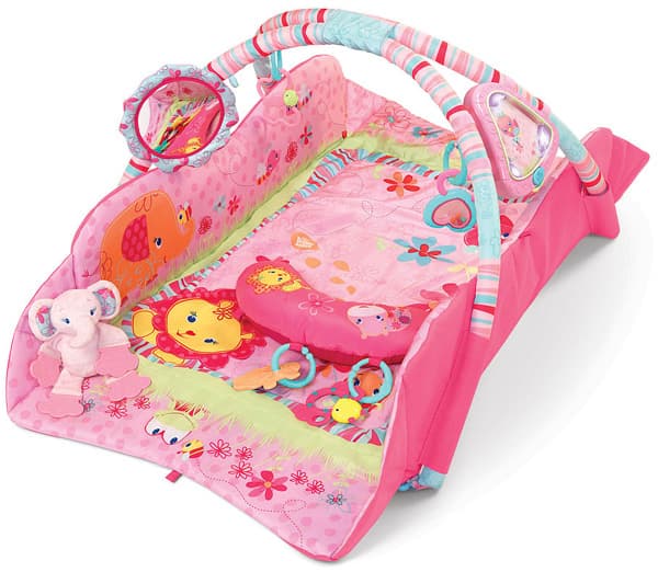 Bright Starts Deluxe Bebi gimnastika Garden Fun