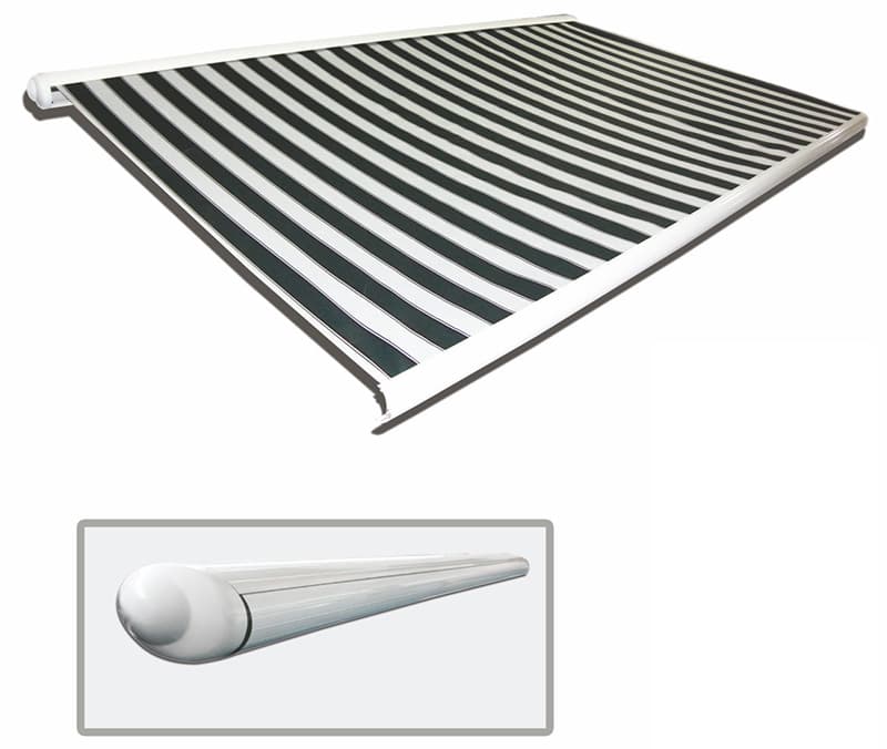 Tenda za terasu i dvorište 3x2.5 m daljinski kaseta Poliester Aluminijum 32-376