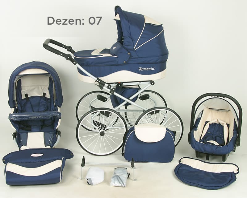 Kunert Kolica za bebe Romantic Set 3u1 07