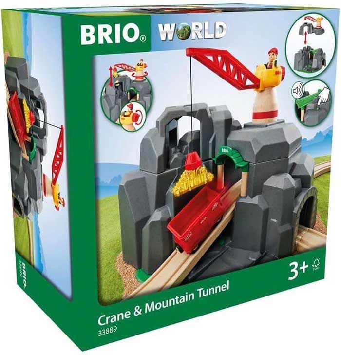 BRIO Igračka Planinski tunel i dizalica 33889