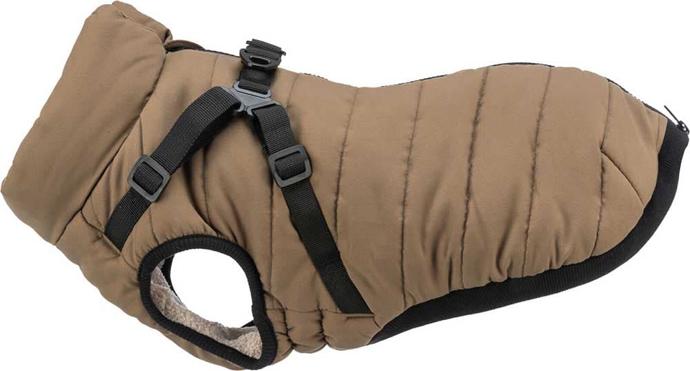 Zimska jakna sa amom za psa Pirou sand leđa 40cm Trixie 680385