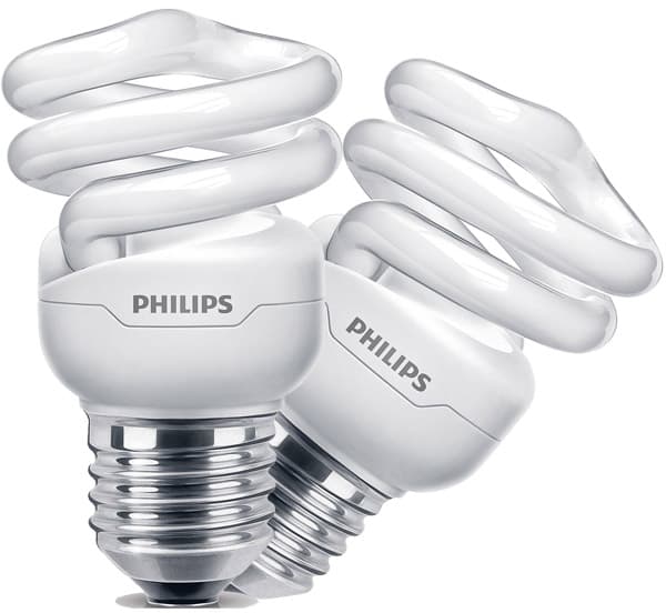Štedljiva sijalica Philips Tornado T2 12W E27 WW PS166 2kom.