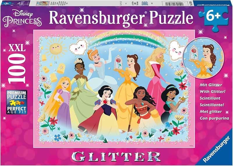 Puzzle slagalice Glitter 100XXL delova Disney Princess Ravensburger 13326