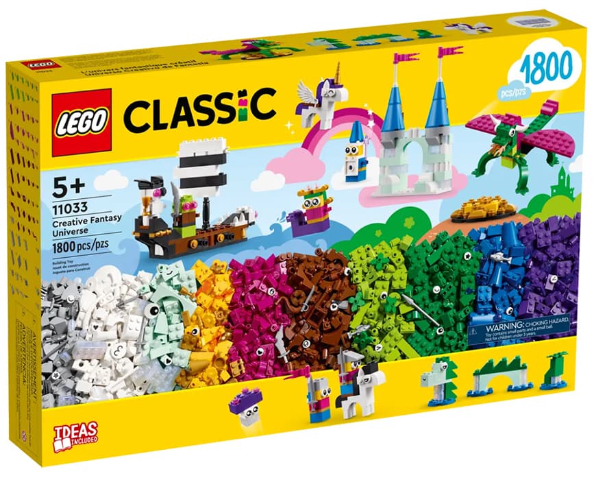 LEGO® Classic Kocke Kreativni čarobni svet 11033