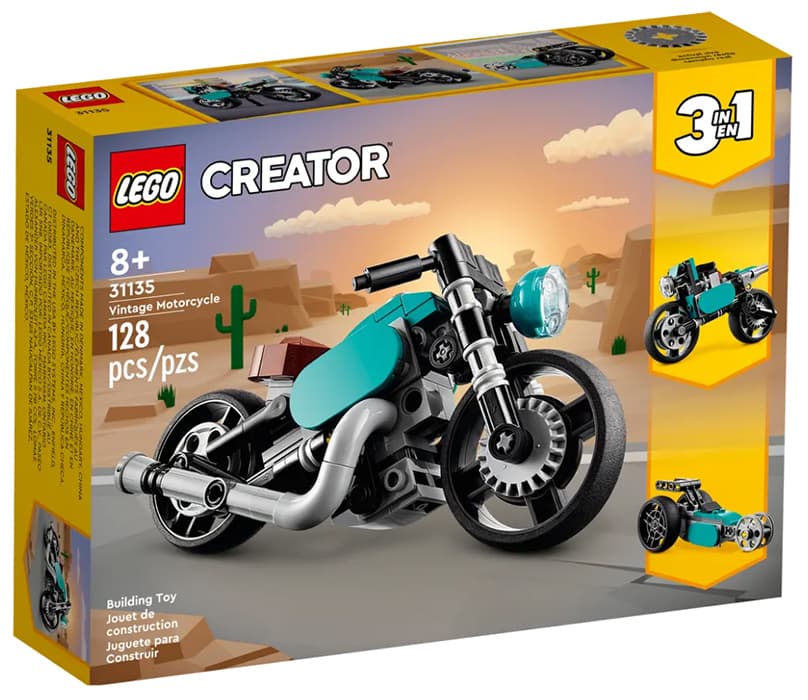 LEGO® Creator Kocke 3u1 Vintidž motockl 31135