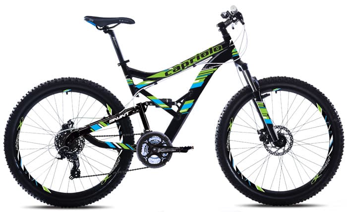 Bicikl Capriolo Mayan 26/21AH crno plavo zeleno 914475-19