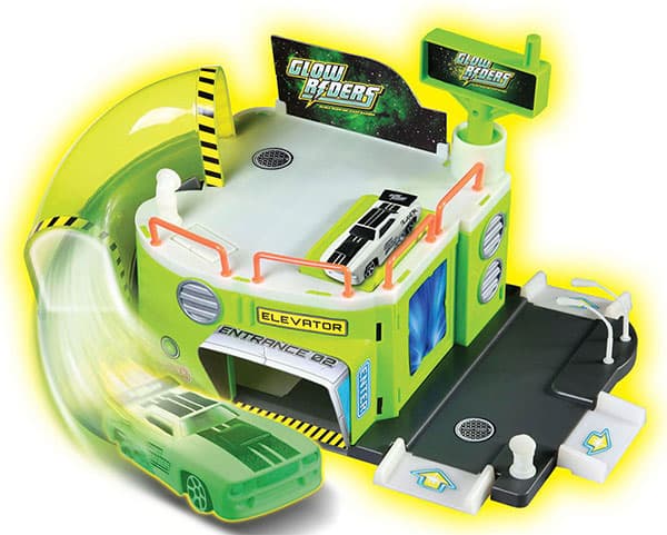 Set za igru - Glow Rider Maisto Garaža na dva nivoa sa autićem koji svetli u mraku 82020